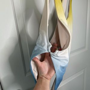 American eagle low rise back one pierce swimsuit